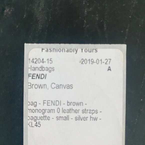 FENDI VINTAGE BAGUETTE +Authenticity Card - Picture 6 of 6